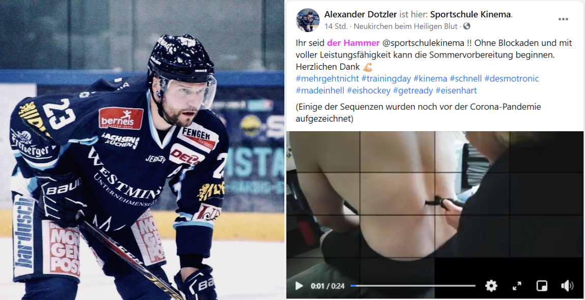 Eishockeyprofi Alexander Dotzler 