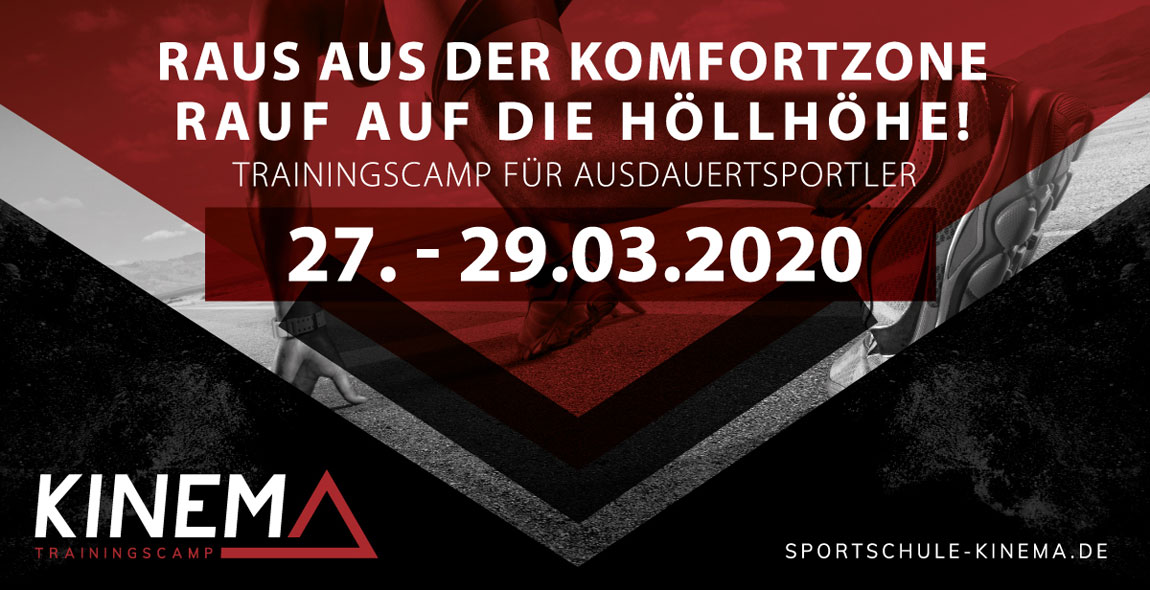 Trainingscamp für leistungsorientierte Ausdauersportler 03/2020