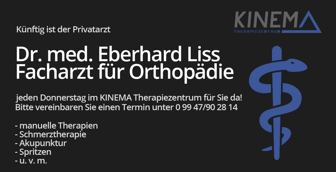  Privatarzt Dr. med. Eberhard Liss im KINEMA Therapiezentrum 