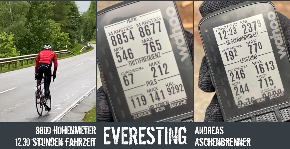 Everesting Love - Triahtlet Andreas Aschenbrenner