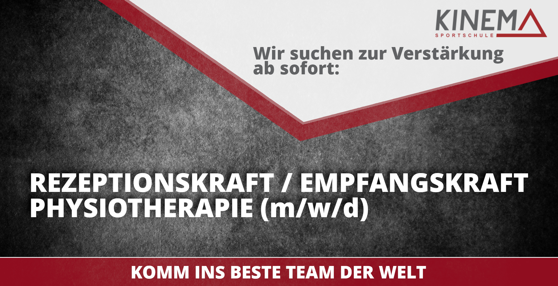 Rezeptionskraft / Empfangskraft (m/w/d) Physiotherapie in Vollzeit