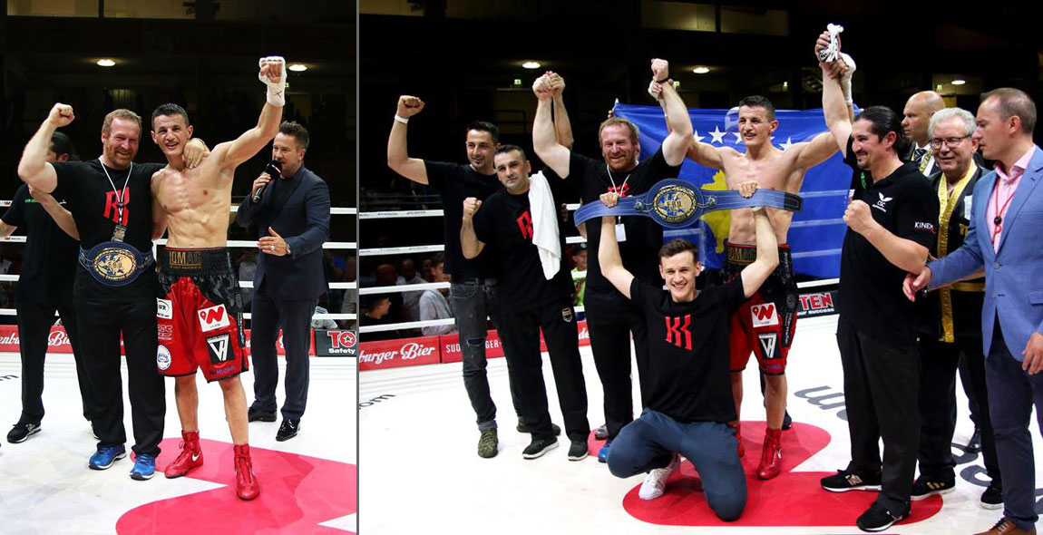 Robin Krasniqi ist der neue Europameister im Super-Mittelgewicht 