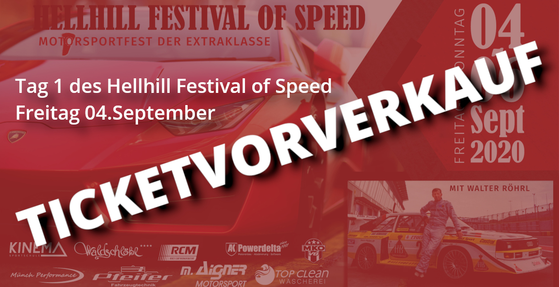 TICKETVORVERKAUF - Tag 1 des Hellhill Festival of Speed 