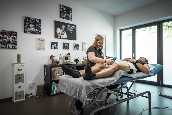 Physio-Behandlung und anschließend Wellnessbereich 