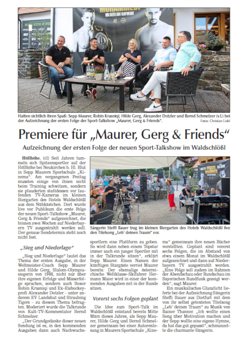 Premiere für „Maurer, Gerg & Friends“