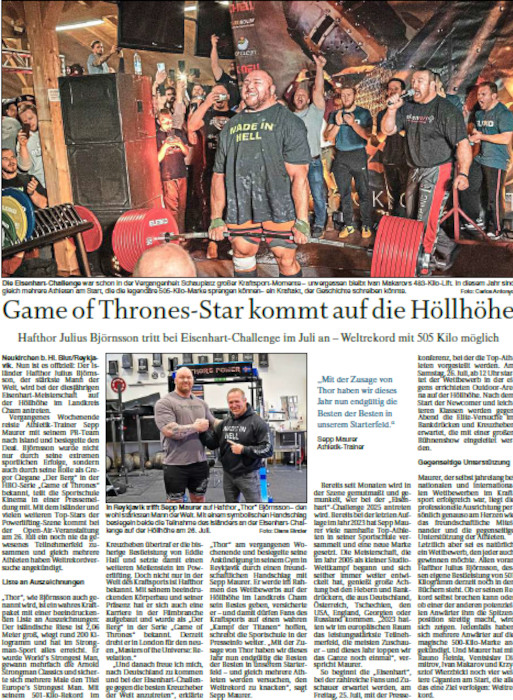 „Gameof Thrones-Star kommt auf dieHöllhöhe