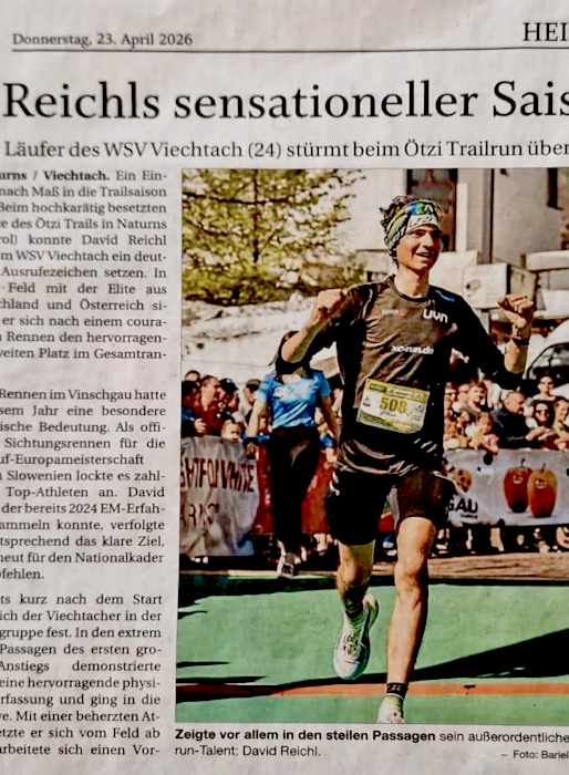 David Reichl - Sensationeller Saisonauftakt