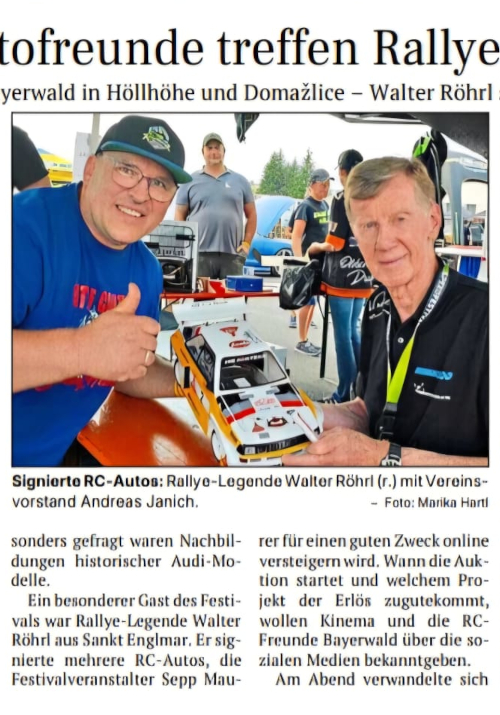 Walter Röhrl beim Speedfestival 2026