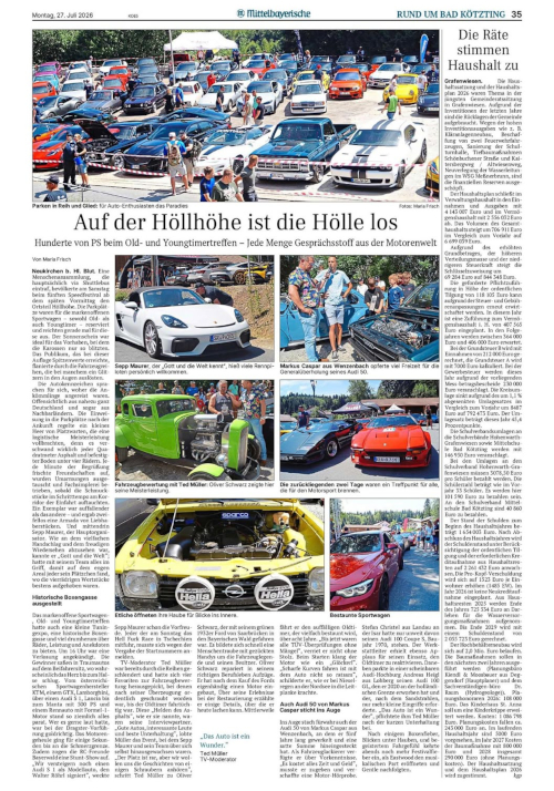 Hunderte von PS beim Old- und Youngtimertreffen