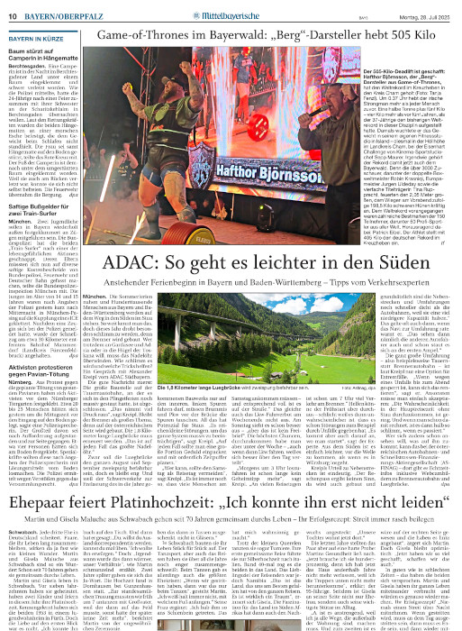 Game-of-Thrones im Bayerwald: „Berg“-Darsteller hebt 505 Kilo