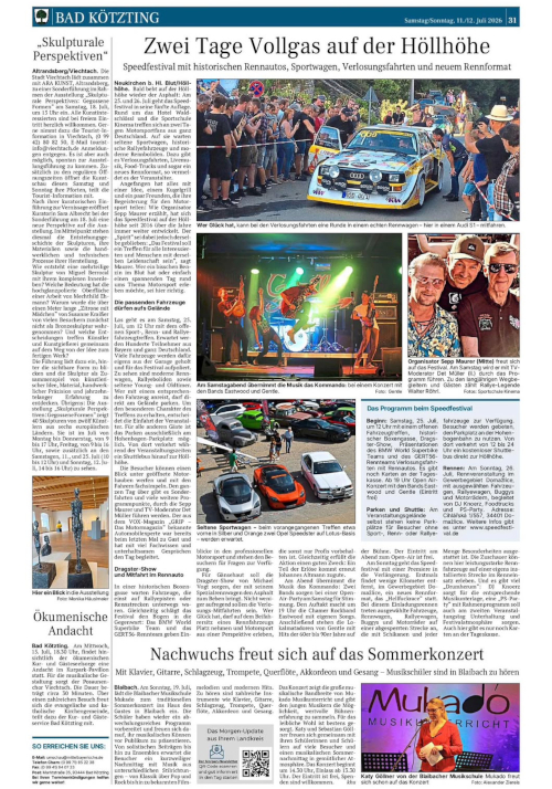 Zwei Tage Vollgas auf der Höllhöhe - Speedfestival 2026