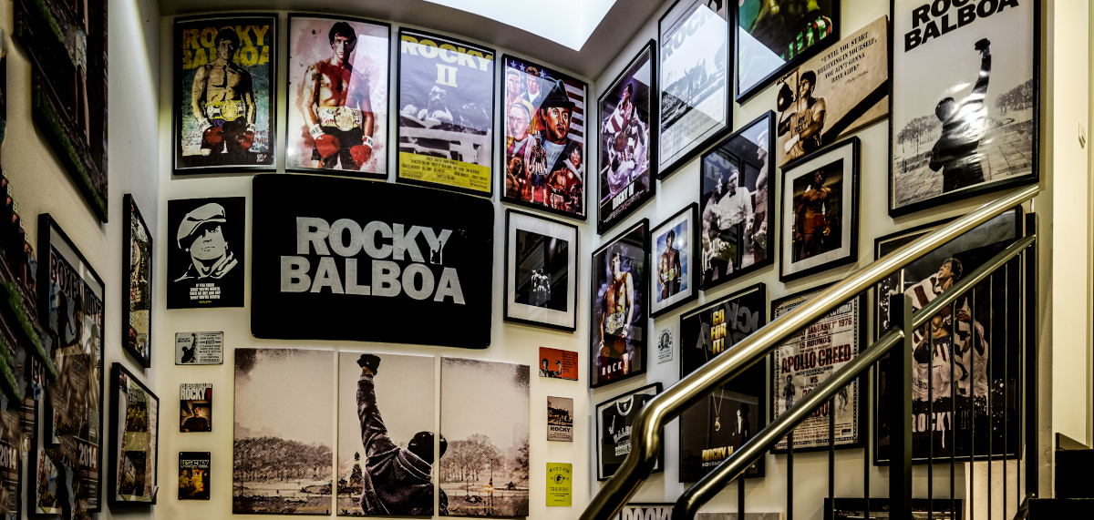 Rocky Galerie in der Sportschule KINEMA